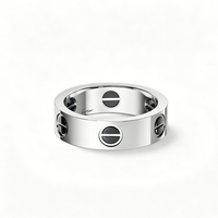 [LUXE] LOVE RING 5.5MM NO DIAMONDS  CERAMIC