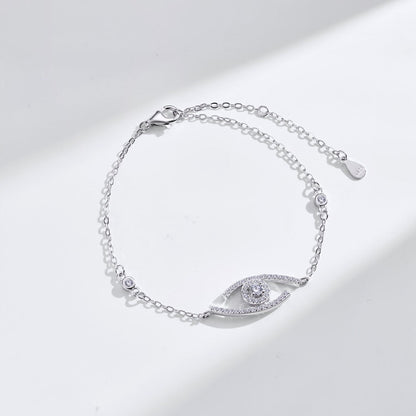 [LUXE] Lucky Eye Pave-Set Diamond Bracelet