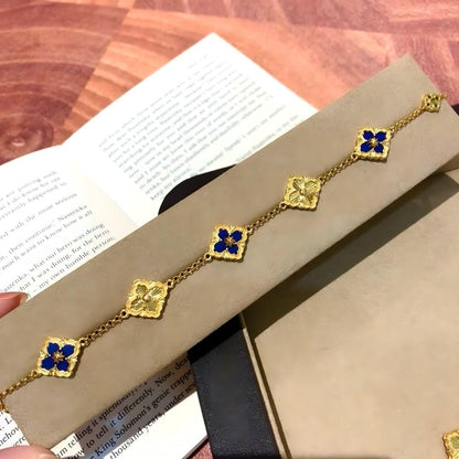 [LUXE JEWELRY] OPERA 5 MOTIFS TULLE ENAMEL BRACELET