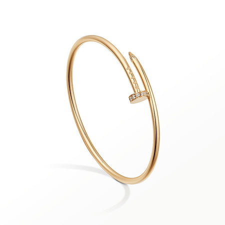 [LUXE]PULSERA JUSTE 2.5MM DIAMANTES