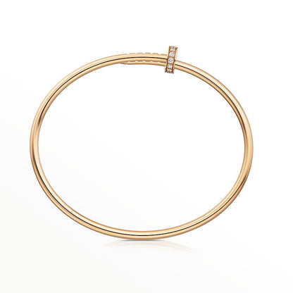 [LUXE]PULSERA JUSTE 2.5MM DIAMANTES