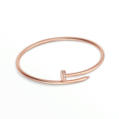 [LUXE]PULSERA JUSTE 2.5MM DIAMANTES