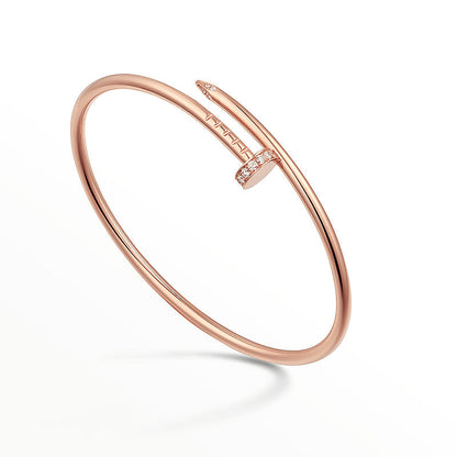 [LUXE]PULSERA JUSTE 2.5MM DIAMANTES