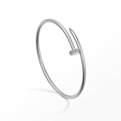 [LUXE]PULSERA JUSTE 2.5MM DIAMANTES