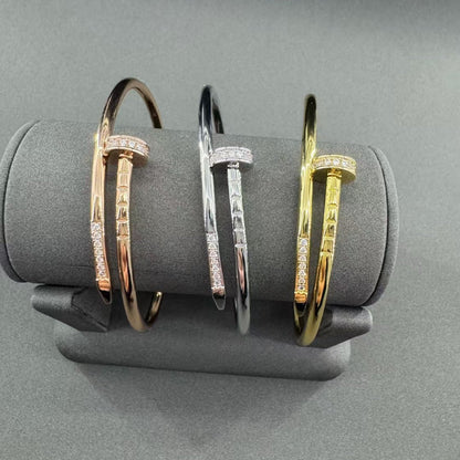 [LUXE]2026 NEW STYLE JUSTE BRACELET 2.5MM DIAMONDS