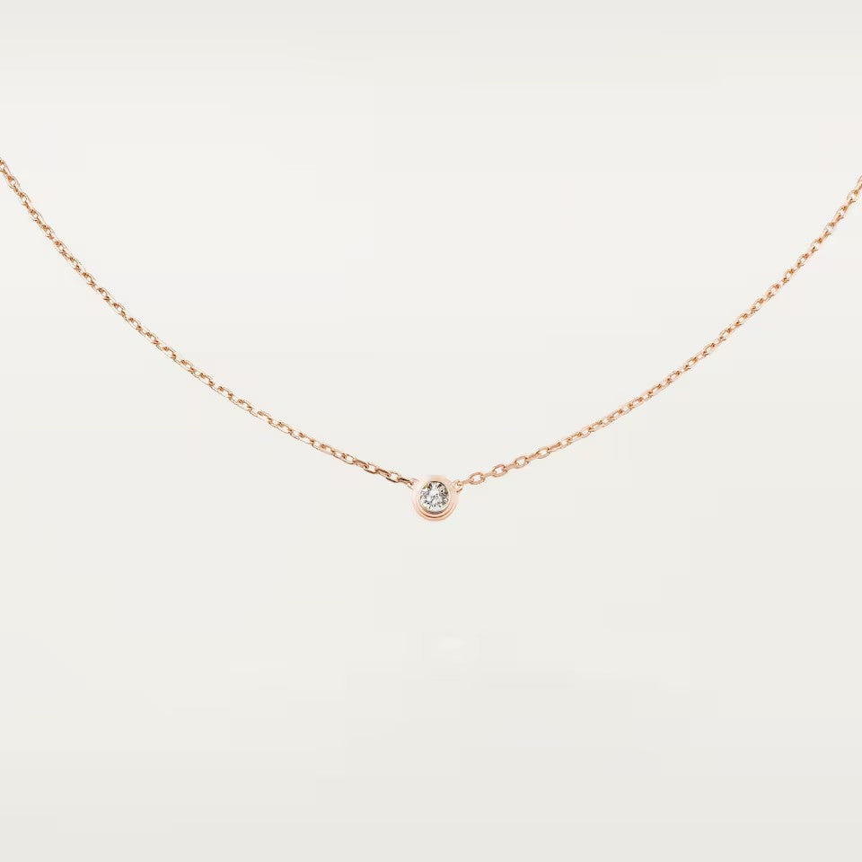 [LUXE] DAMOUR DIAMOND NECKLACE