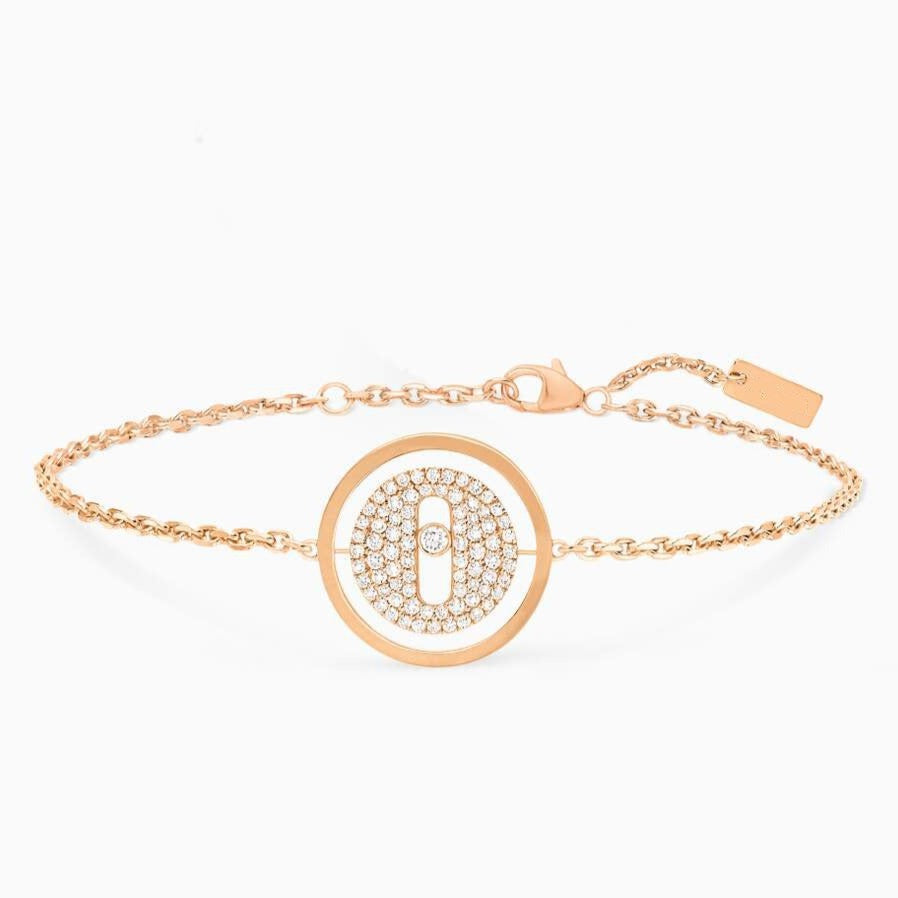 [LUXE] LUCKY MOVE DIAMOND PAVED BRACELET