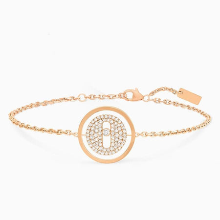 [LUXE] LUCKY MOVE DIAMOND PAVED BRACELET