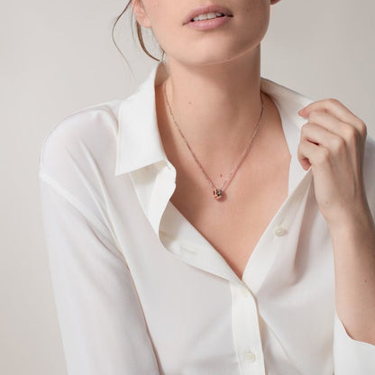 [LUXE] LOVE 6 DIAMOND PENDANT NECKLACE