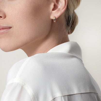 [LUXE] TRINITY ON DIAMOND MINI EARRINGS