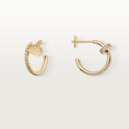 [LUXE] JUSTE FULL DIAMOND SMALL EARRINGS