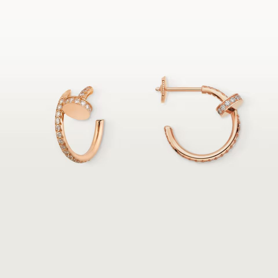 [LUXE] JUSTE FULL DIAMOND SMALL EARRINGS