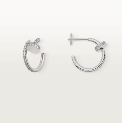 [LUXE] JUSTE FULL DIAMOND SMALL EARRINGS