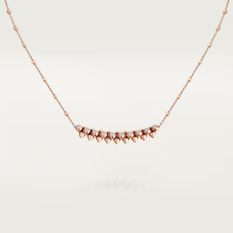 [LUXE] CLASH  MEDIUM DIAMOND NECKLACE