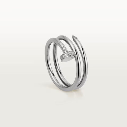 [LUXE] JUSTE RING 4.8MM HALF DIAMOND