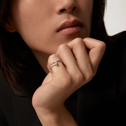 [LUXE]JUSTE ANILLO PLATA 1.8MM DIAMANTES