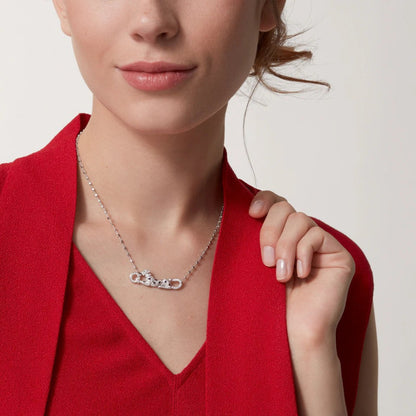 [LUXE] PANTHERE PAVED DIAMOND NECKLACE