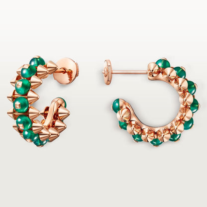 [LUXE] CLASH 7.9MM AGATE CHALCEDONY EARRINGS