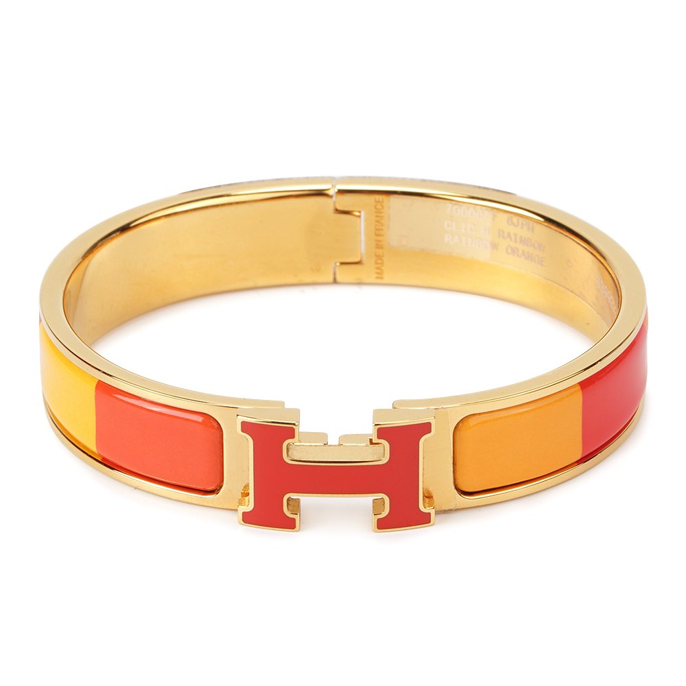PULSERA [LUXE]H CERÁMICA ARCOÍRIS NARANJA