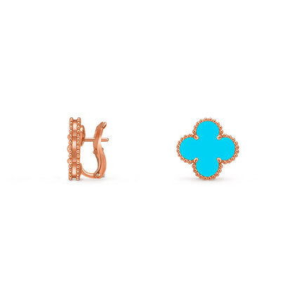 [LUXE]CLOVER 15MM MOP EARRINGS COLLECTION