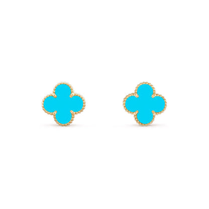 [LUXE] COLECCIÓN DE PENDIENTES DE TRÉBOL DE 15 MM