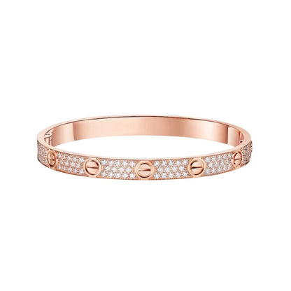 [LUXE] LOVE BRACELET 6.1MM DIAMOND-PAVED