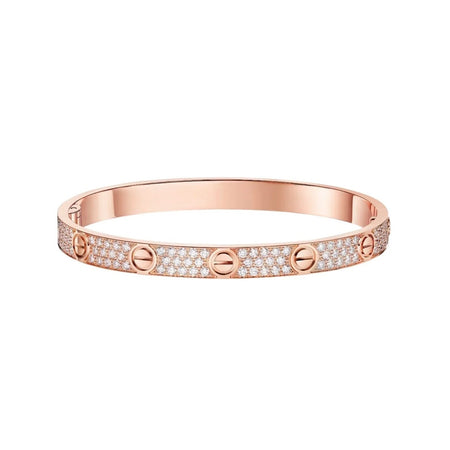 [LUXE] LOVE BRACELET 6.1MM DIAMOND-PAVED