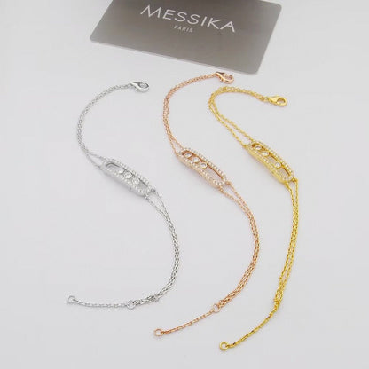 [LUXE]  Move Classique pavé bracelet