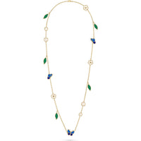 [LUXE]2026 NEW STYLE LUCKY SPRING BUTTERFLY 15 MOTIFS FLOWER NECKLACE
