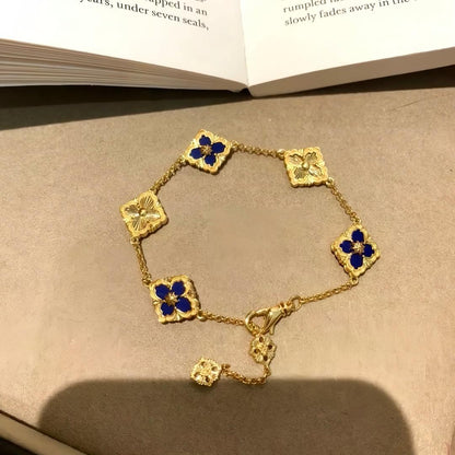 [LUXE JEWELRY] OPERA 5 MOTIFS TULLE ENAMEL BRACELET