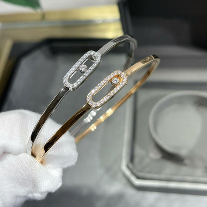 [LUXE] Move Uno pavé flex bangle medium
