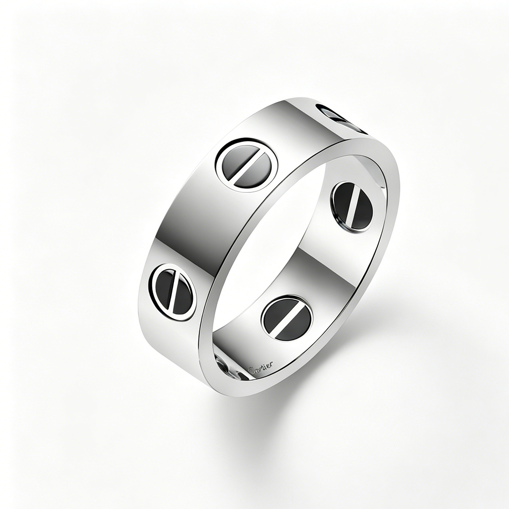 [LUXE] LOVE RING 5.5MM NO DIAMONDS  CERAMIC