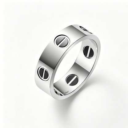 [LUXE] LOVE RING 5.5MM NO DIAMONDS  CERAMIC