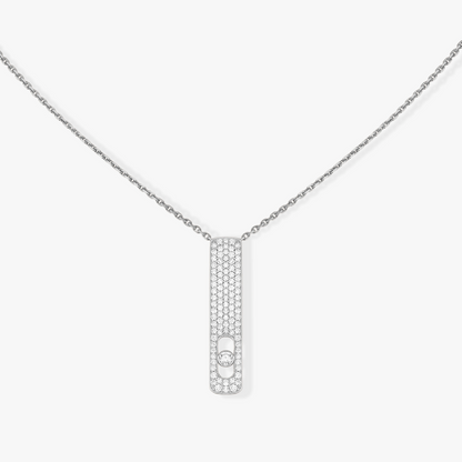[LUXE] MY FIRST DIAMOND PAVED NECKLACE