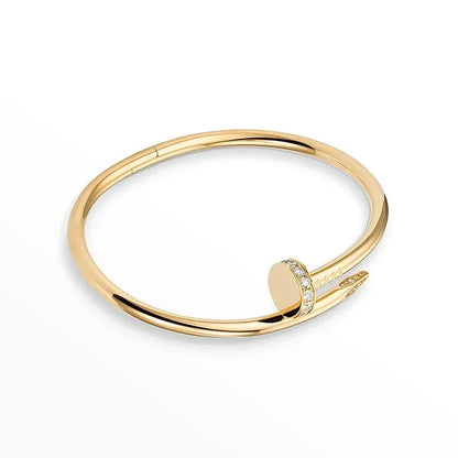 [LUXE] LOVE Classic & JUSTE Diamond Bracelet Stack Set