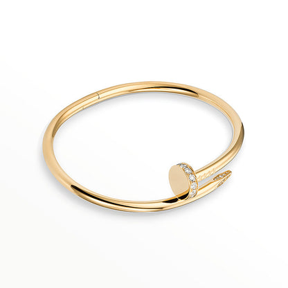 [LUXE]PULSERA JUSTE 3.5MM DIAMANTES