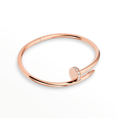 [LUXE]PULSERA JUSTE 3.5MM DIAMANTES