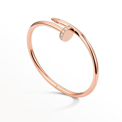 [LUXE]PULSERA JUSTE 3.5MM DIAMANTES