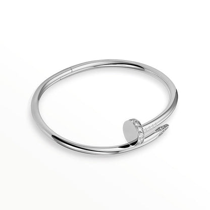 [LUXE]PULSERA JUSTE 3.5MM DIAMANTES
