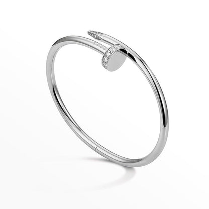 [LUXE]PULSERA JUSTE 3.5MM DIAMANTES