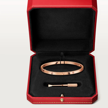 [LUXE]PULSERA LOVE 3,65 MM 6 DIAMANTES