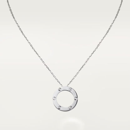 [LUXE] LOVE NECKLACE 16MM 3 DIAMONDS