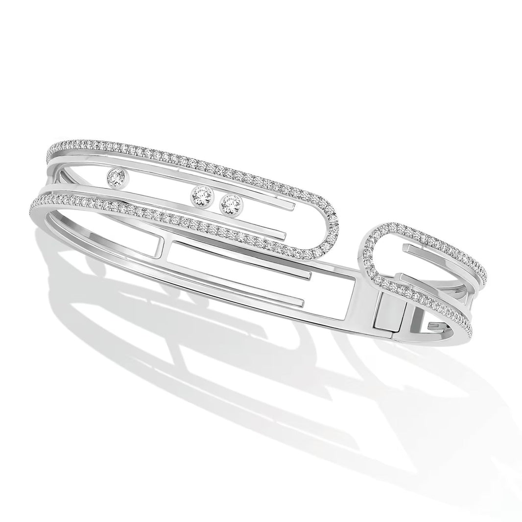 [LUXE] MOVE 10TH PAVED DIAMOND BRACELET
