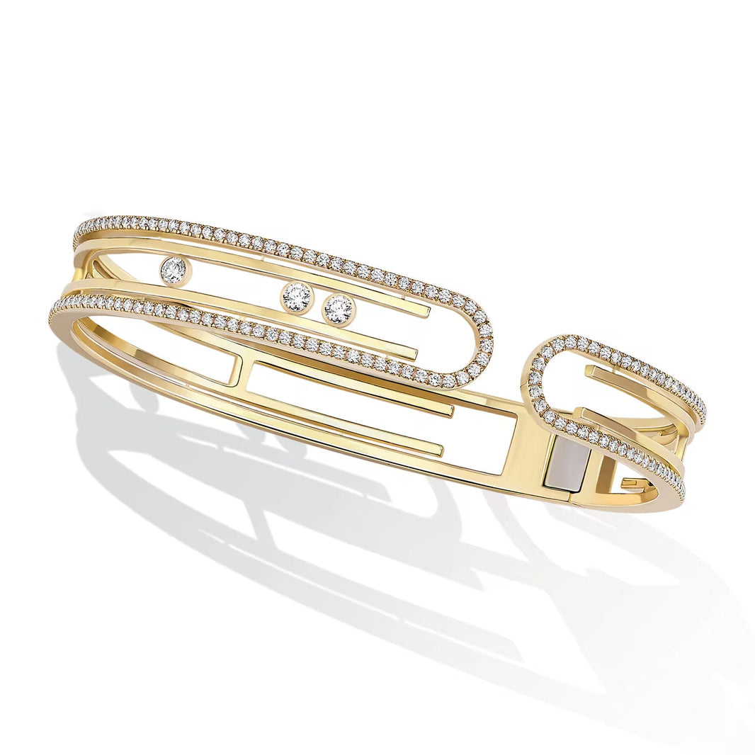 [LUXE] MOVE 10TH PAVED DIAMOND BRACELET