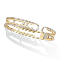 [LUXE] MOVE 10TH PAVED DIAMOND BRACELET