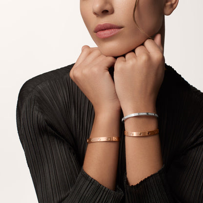 [LUXE] LOVE BRACELET 6.1MM BRUSHED