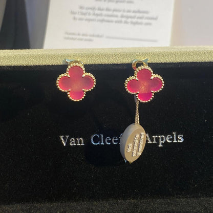 [Bloom] PENDIENTES DE TRAPEADOR DE OJO DE TIGRE CON MOTIVO DE MARIPOSA 2