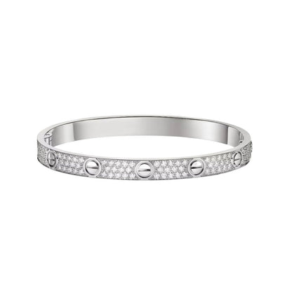 [LUXE] LOVE BRACELET 6.1MM DIAMOND-PAVED