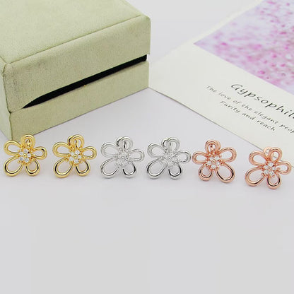 [LUXE] FLOWERLACE EARRING 5 DIAMONDS