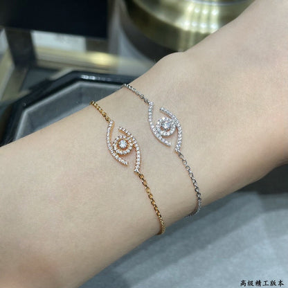 [LUXE] Lucky Eye Pave-Set Diamond Bracelet